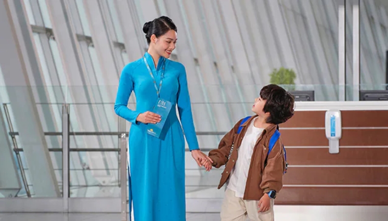giá vé dành cho hành khách trẻ em của Vietnam Airlines