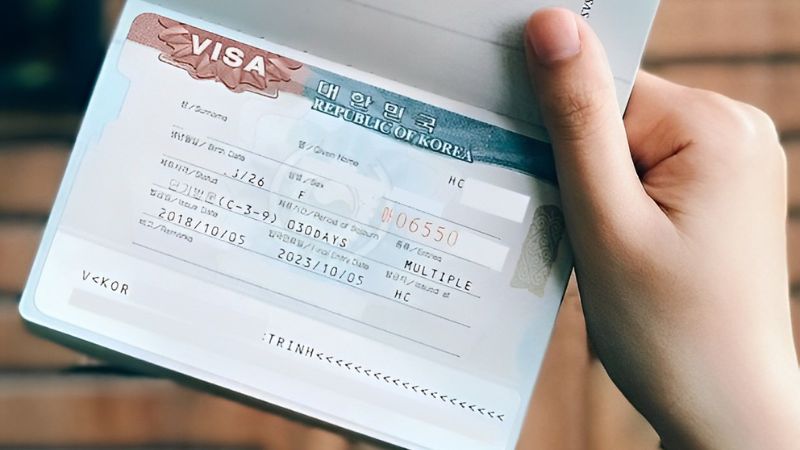 Xin visa du lịch Hàn Quốc