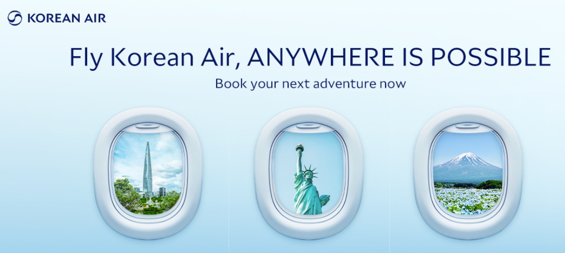 ưu đãi giá vé máy bay Korean Air