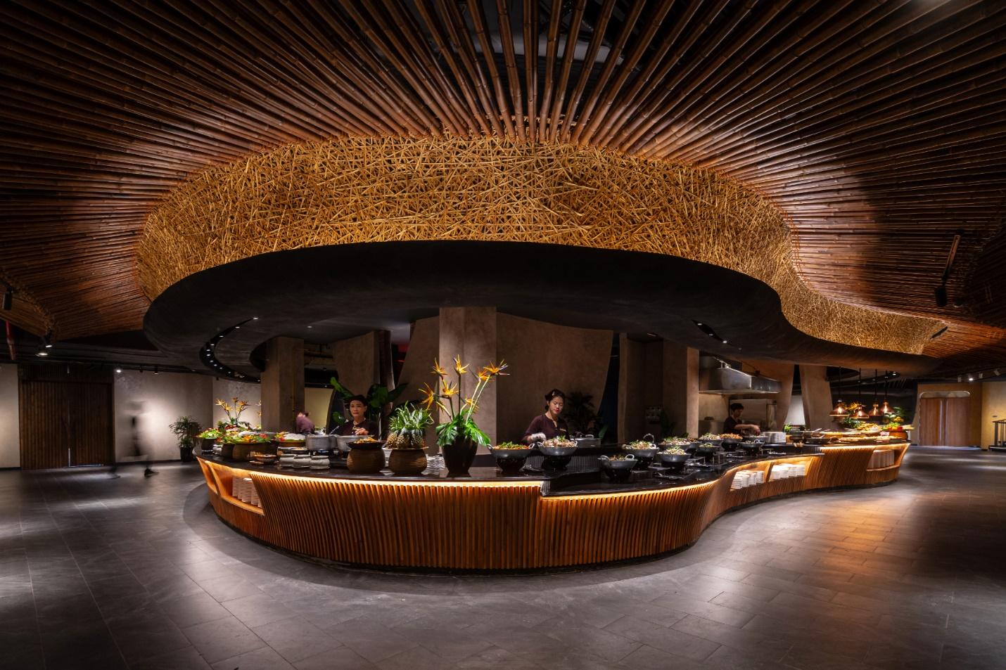 Buffet Quốc tế - nhà hàng Sen Tây Hồ