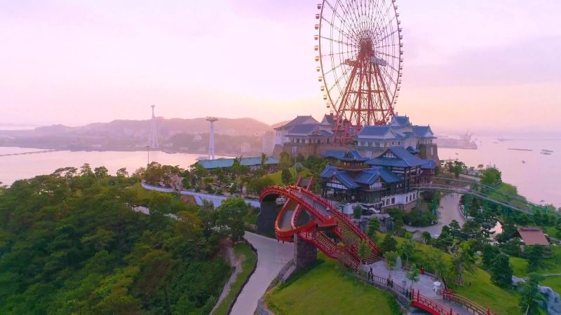 Cáp treo Nữ hoàng và khi Huyền Bí - Sun World Hạ Long