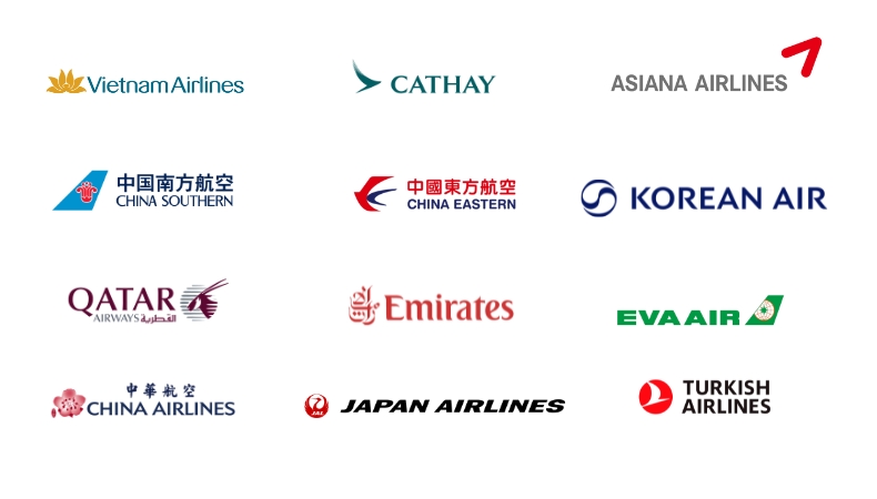 thông tin các hãng hàng không có Vé máy bay đi Mỹ