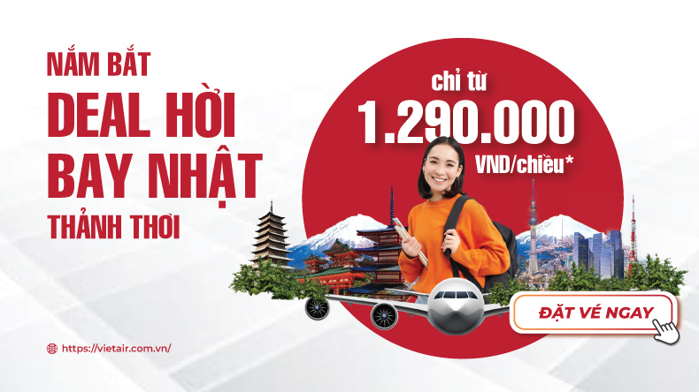 vé máy bay đi Nhật