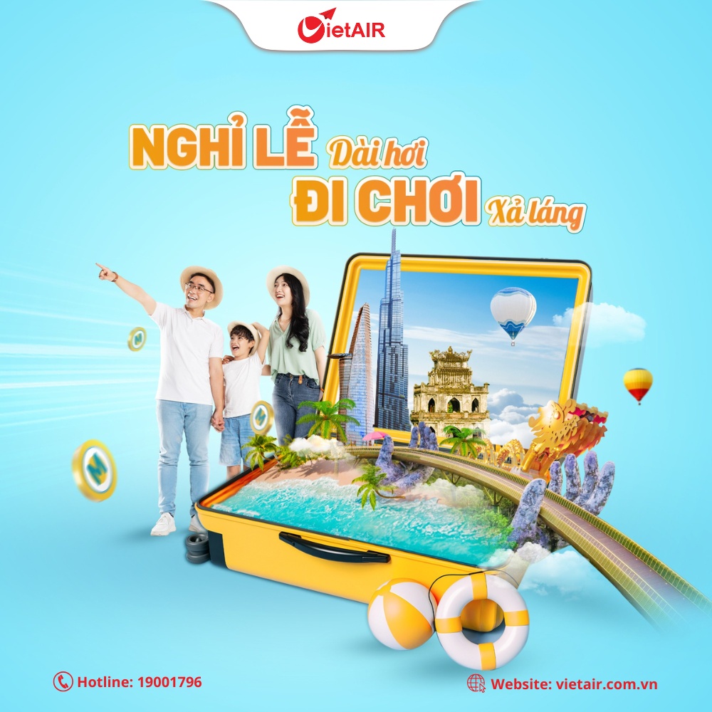 vé máy bay tháng 4