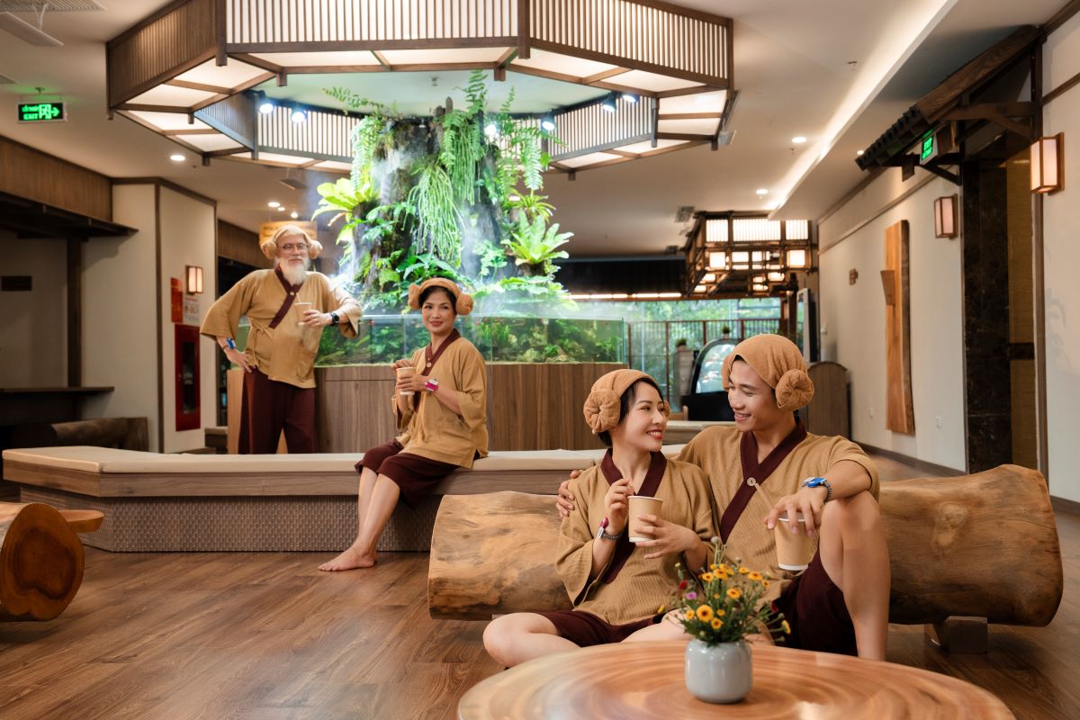 Amare Onsen & Jjimjilbang - xông hơi Hàn Quốc