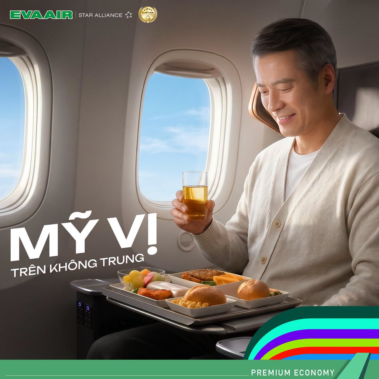 Ẩm thực - vé máy bay EVA Air