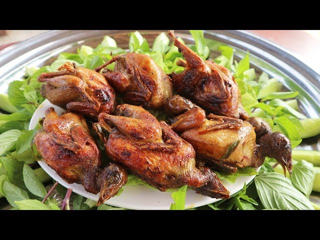 Cu đất nướng mọi - ăn trưa Cần Thơ