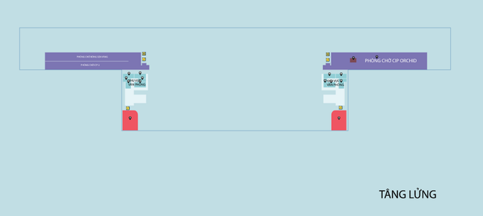 tầng lửng ga Quốc tế sân bay Quốc tế Đà Nẵng
