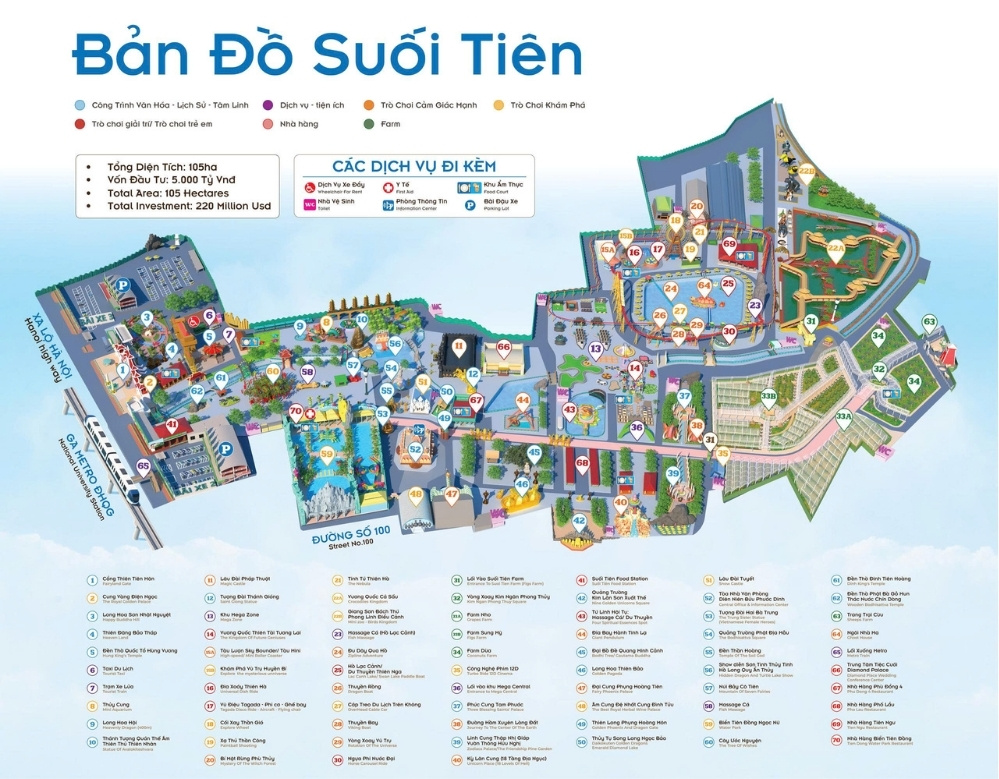 Bản đồ Suối Tiên