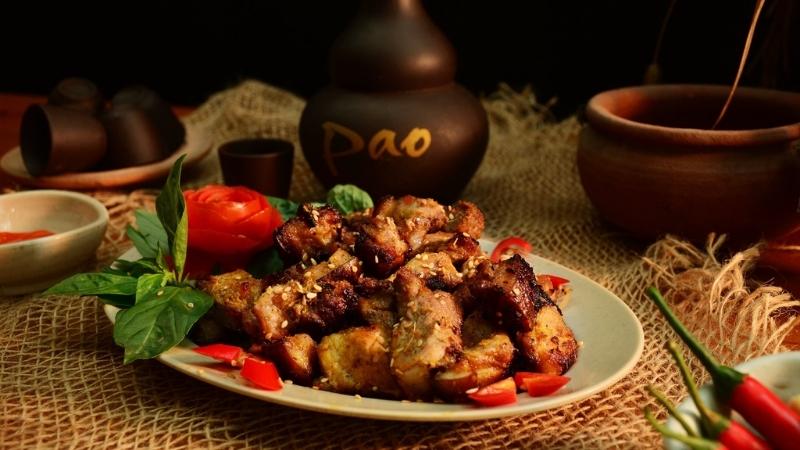 Thịt lơn mán nướng