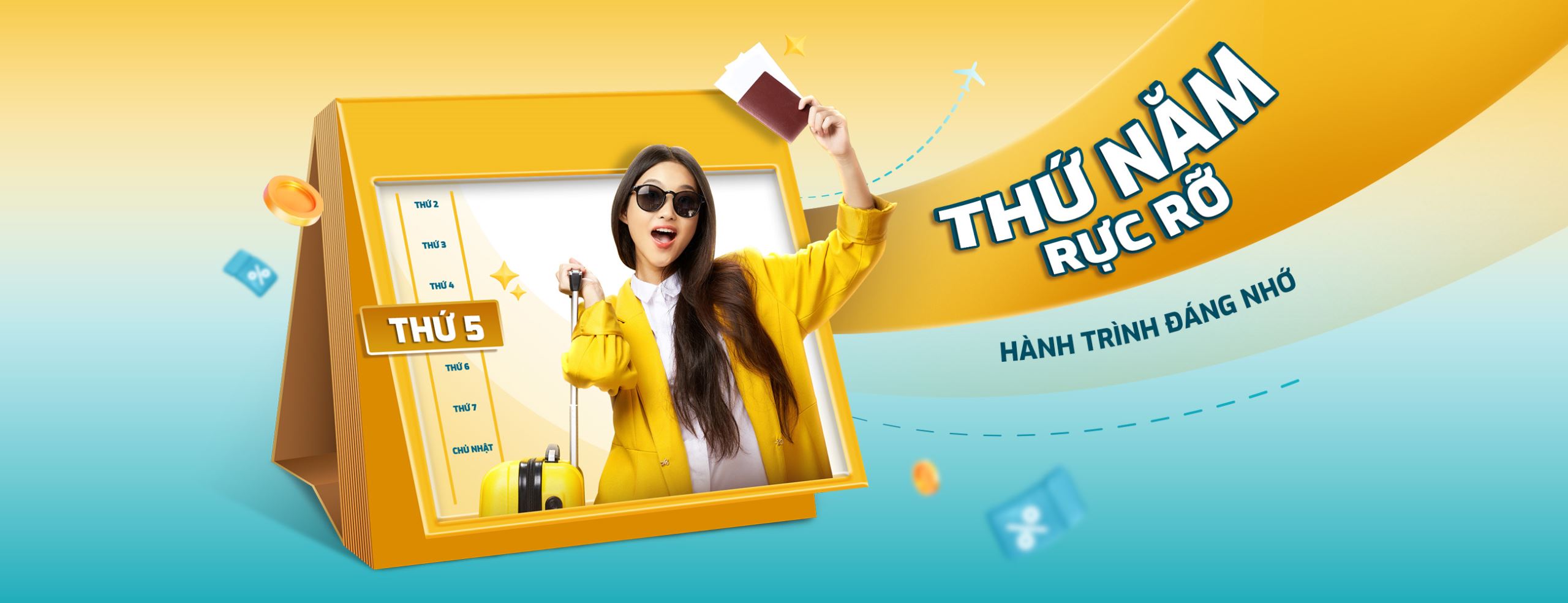thứ năm rực rỡ, ưu đãi bất ngờ từ Vietnam Airlines