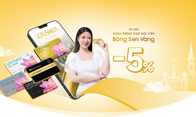 Ưu đãi hội viên Bông Sen Vàng