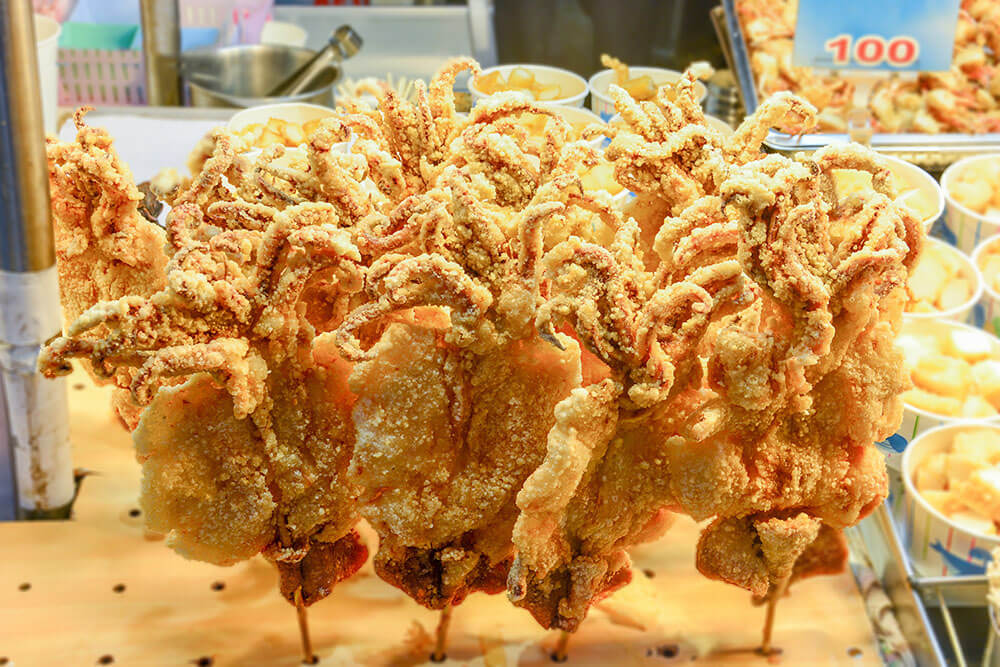 Mực chiên Ojingeo Twigim