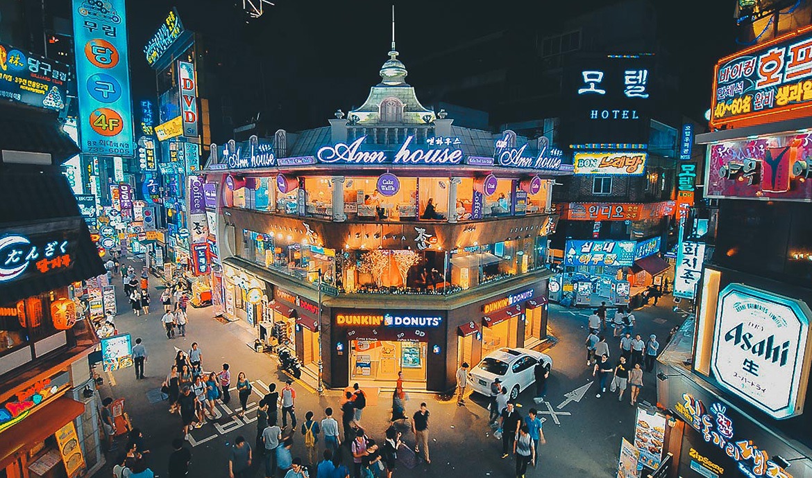Phố Hongdea, Seoul, Hàn Quốc
