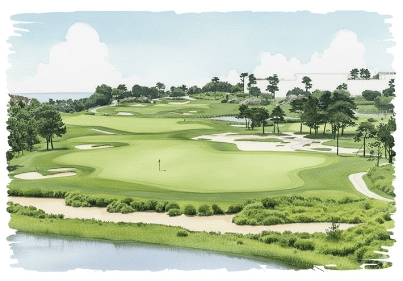 Chơi golf tại Club 72 - Sky Course