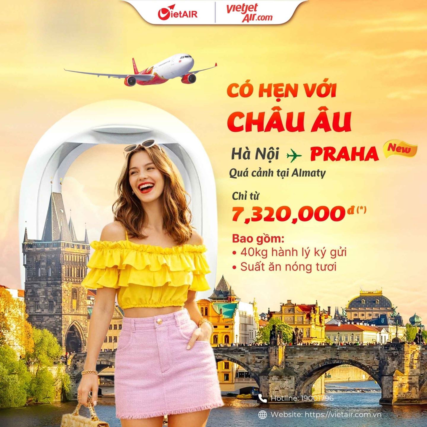 Vé máy bay đi Praha