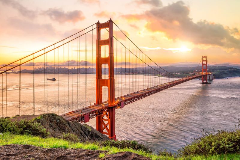 Cầu Cổng Vàng - vé máy bay đi San Francisco