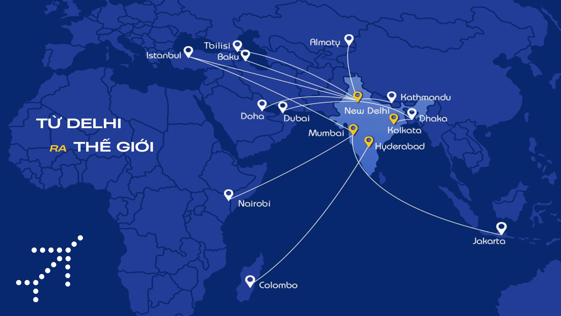 Mạng lưới đường bay IndiGo