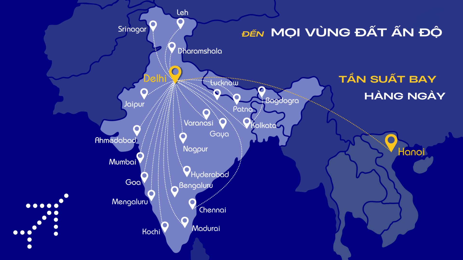 Mạng lưới đường bay IndiGo