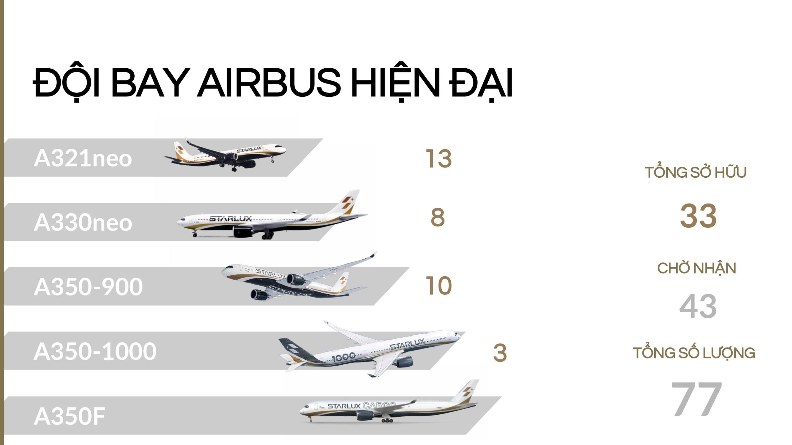 Đội bay Starlux Airlines