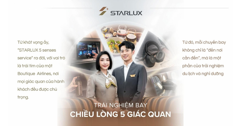 Trải nghiệm bay cùng Starlux Airlines