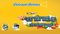 Vé máy bay Tết Vietravel Airlines