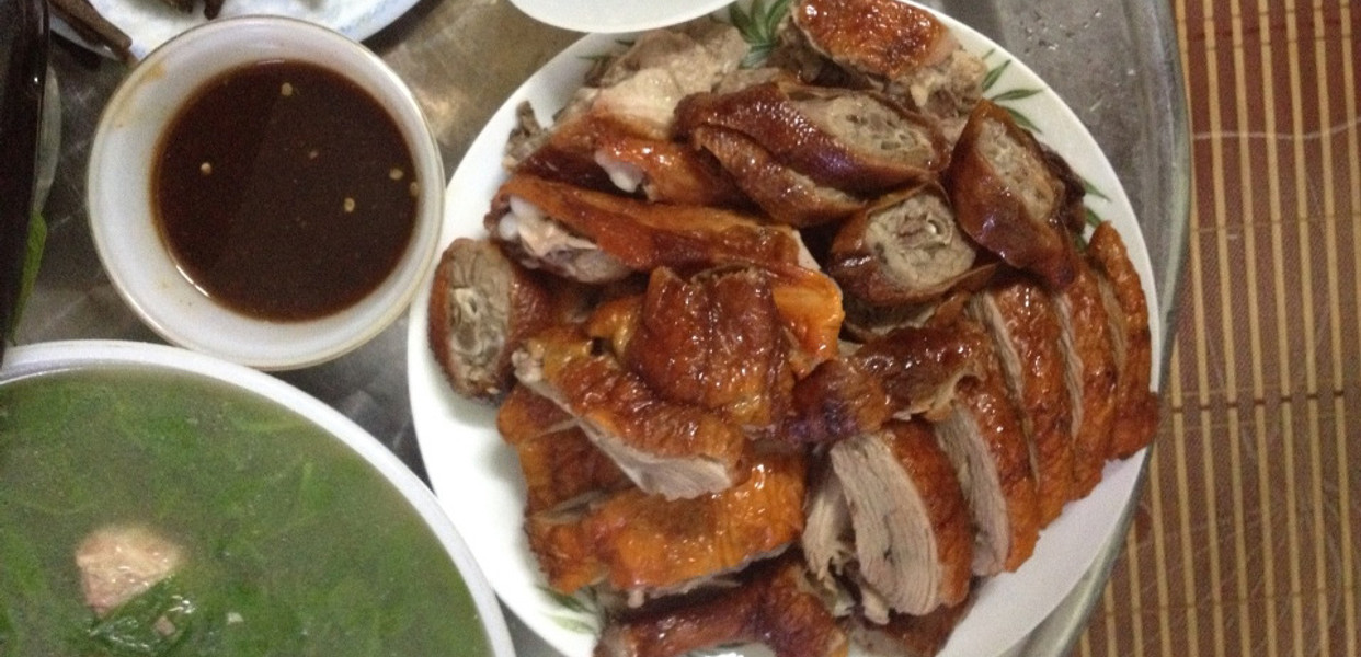 Vịt quay Hà Nội - nhà hàng Nguyễn Huy