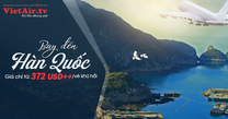 Đặt vé đi Hàn giá chỉ từ 372 USD