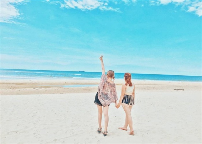 chẹk-in biển Cảnh Dương 