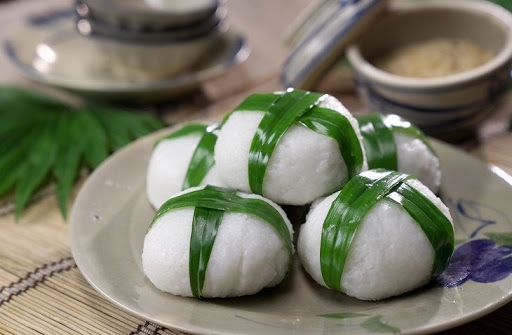 cơm nắm lá cọ Phù Điêu - đặc sản Phú Thọ