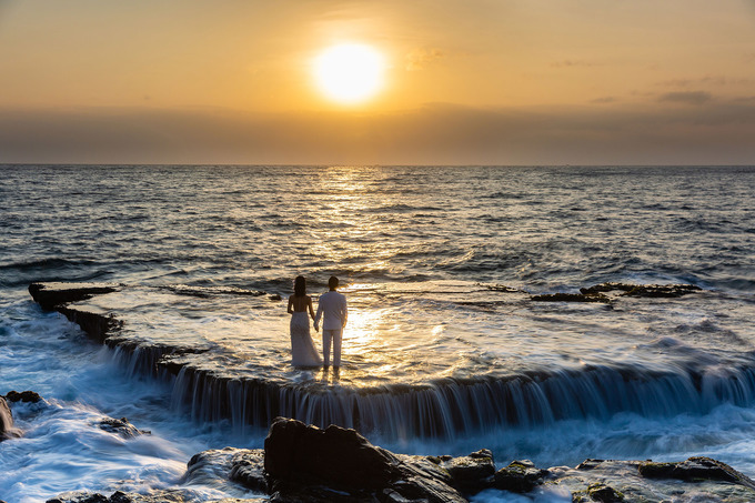 ngắm hoàng hôn - Hang Rái Ninh Thuận