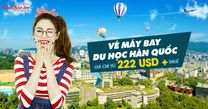 Đặt vé du học Hàn giá siêu hấp dẫn