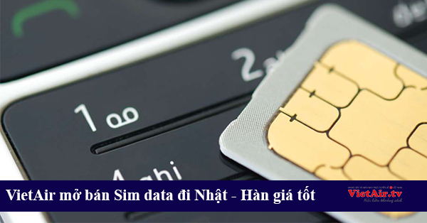 VieiAir triển khai bán sim data cho khách đi Nhật – Hàn