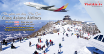 Trải nghiệm mùa đông Hàn Quốc cùng Asiana Airlines