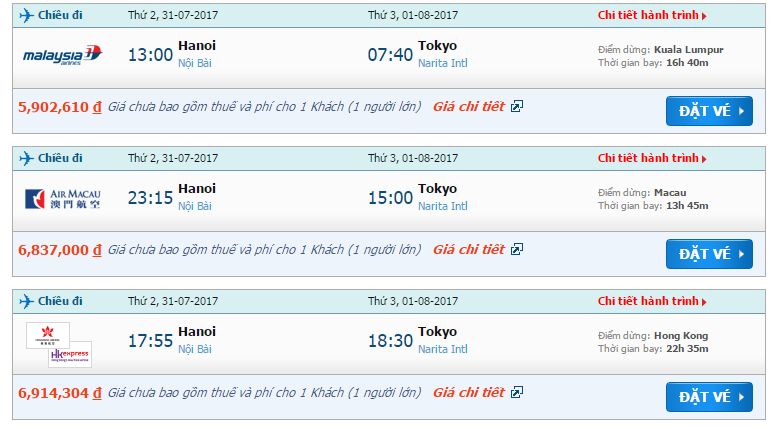 Đặt vé máy bay từ Hà Nội đi Nhật Bản thế nào? 1