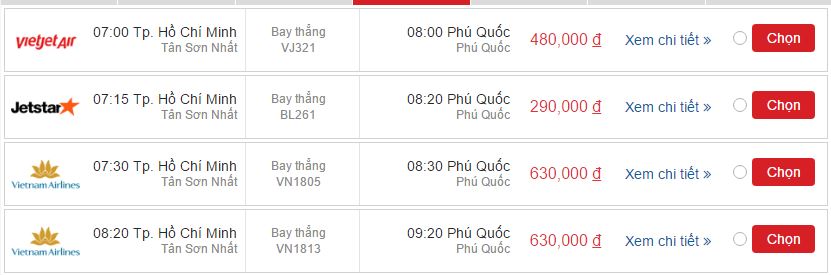 Tin mới nhất giá vé máy bay Pacific Airlines Hải Phòng đi Phú Quốc khứ hồi 3