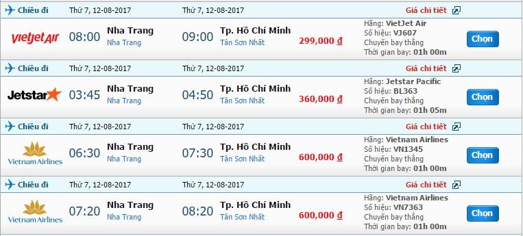 Giá vé máy bay Nha Trang đi Phú Quốc giá rẻ 1