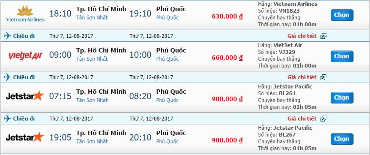 Giá vé máy bay Nha Trang đi Phú Quốc giá rẻ 2