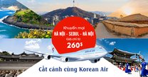 Vui đi Hàn với mức giá cực tốt từ Korean Air