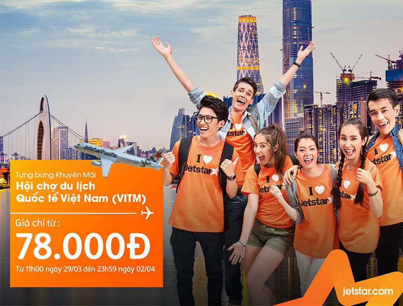 Hào hứng săn vé rẻ cùng Jetstar
