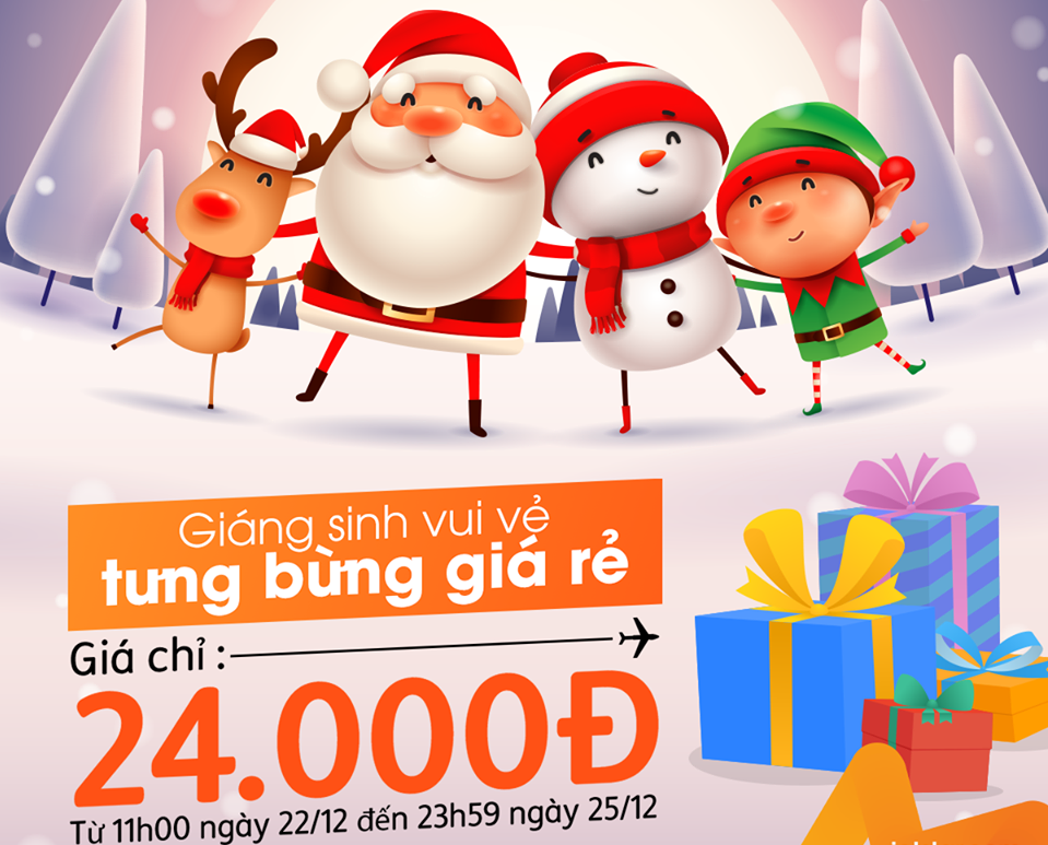 Khuyến mại mừng giáng sinh từ Jetstar