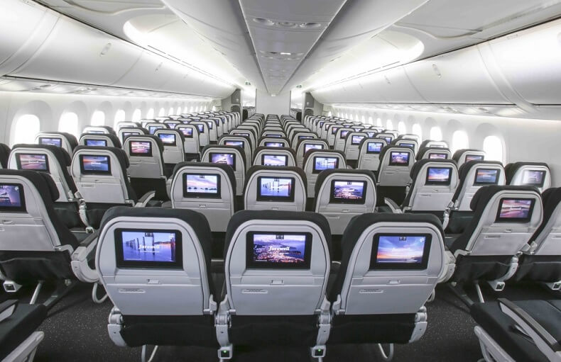 Các hãng ghế của hãng hàng không Airlines