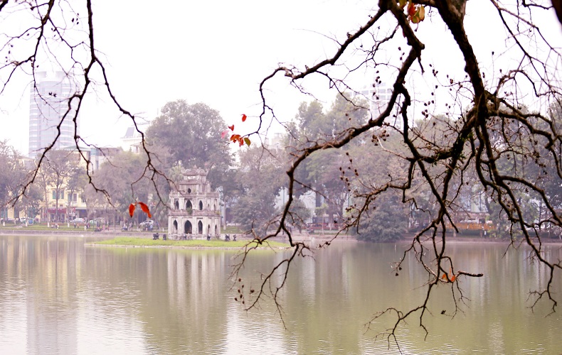 Khung cảnh Hà Nội mùa đông