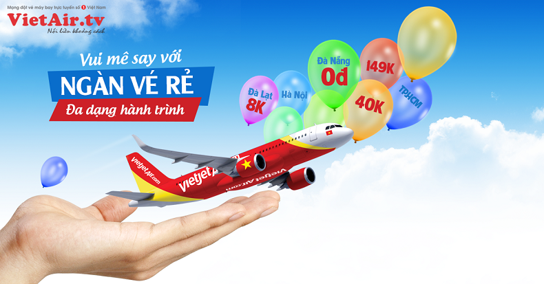 Đặt vé tại VietAIR