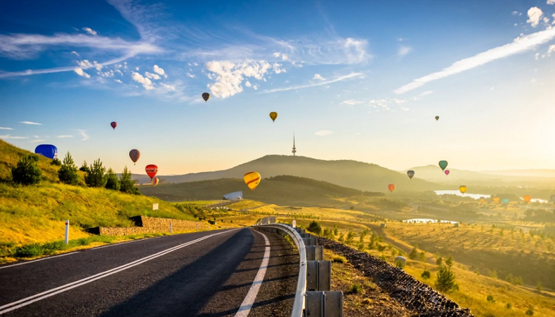 Lễ hội khinh khí cầu ở Canberra, Úc