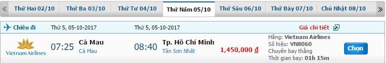 Vé máy bay Cà Mau đi Phú Quốc 1