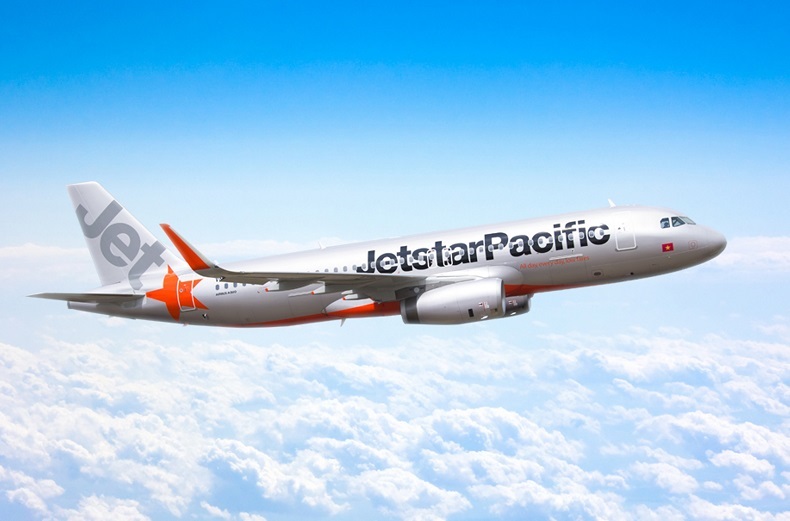 Hãng hàng không Jestar Pacific là một trong ba hãng bán vé máy bay dịp Tết 2019
