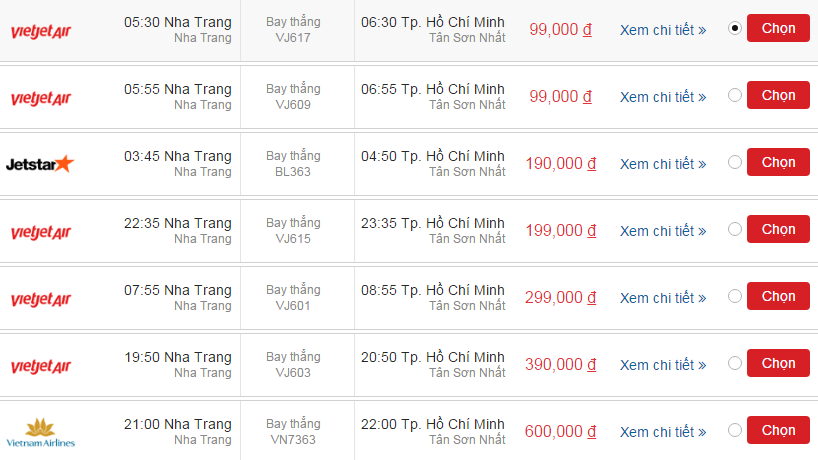 vé máy bay Đà Lạt đi Nha Trang khứ hồi 3