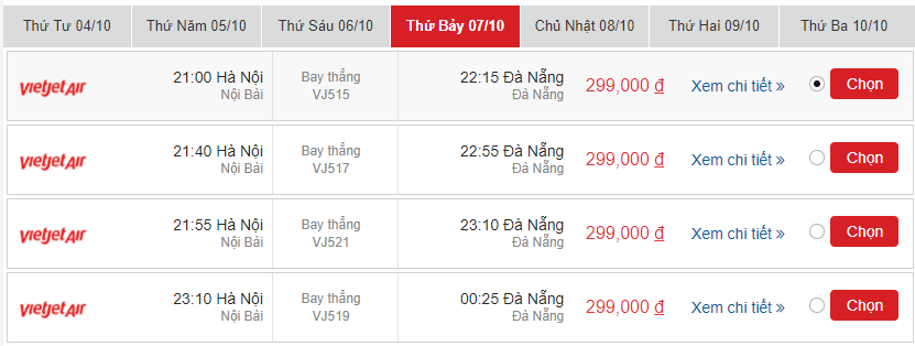 Vé máy bay đi Đà Nẵng