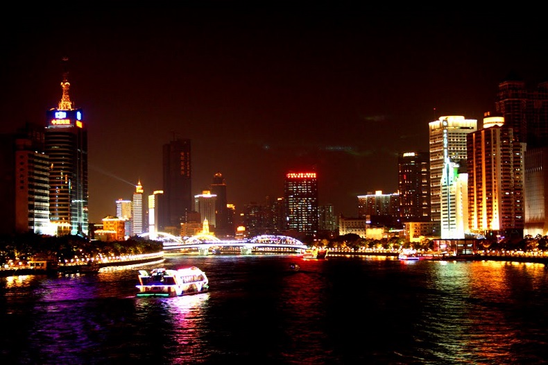 Cảnh đẹp Quảng Châu vào ban đêm